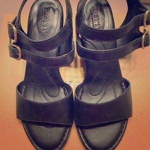 Black born sandals